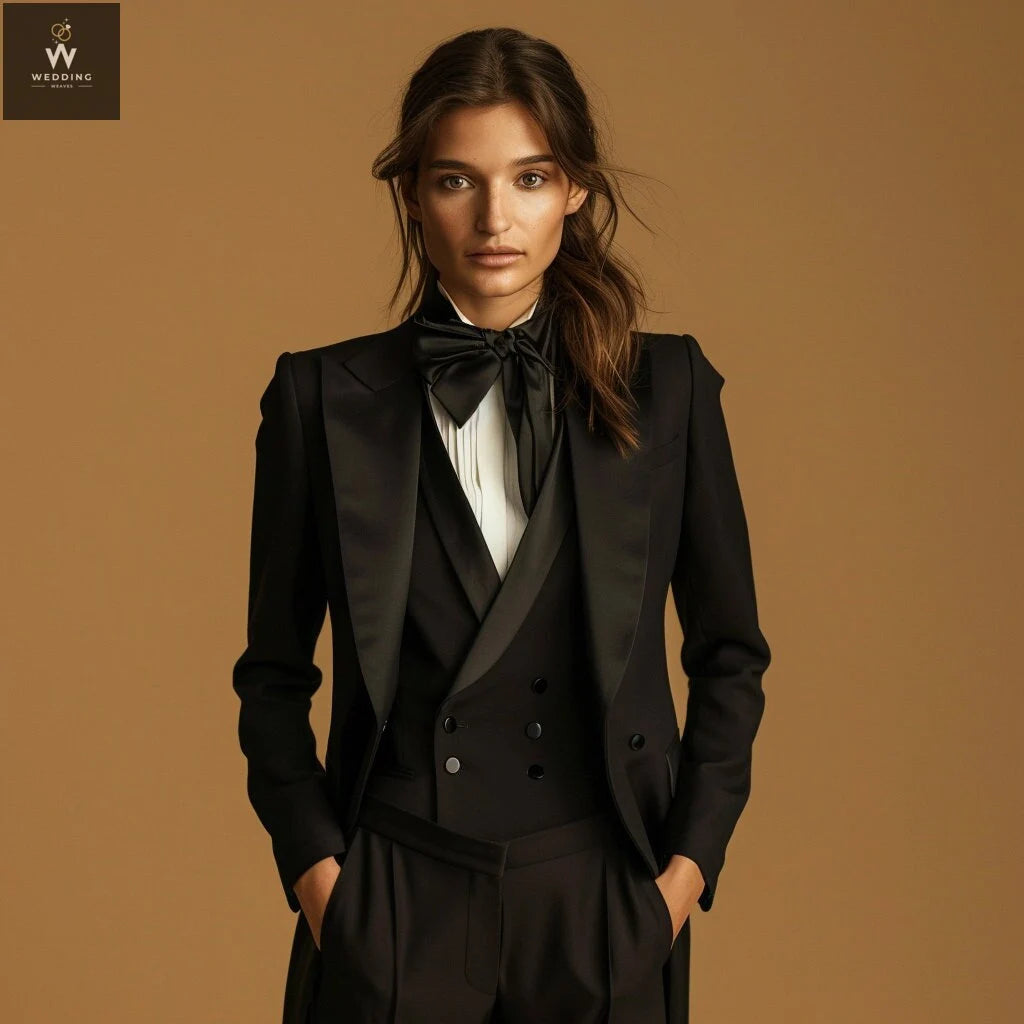 Female tuxedo suit best sale